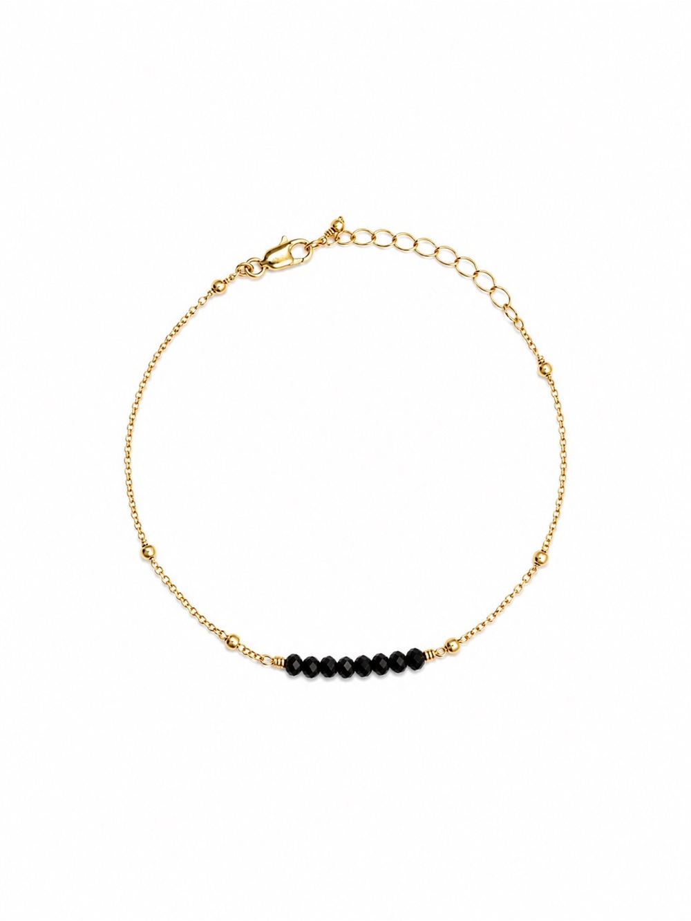 Minimalist Black Onyx Bracelet